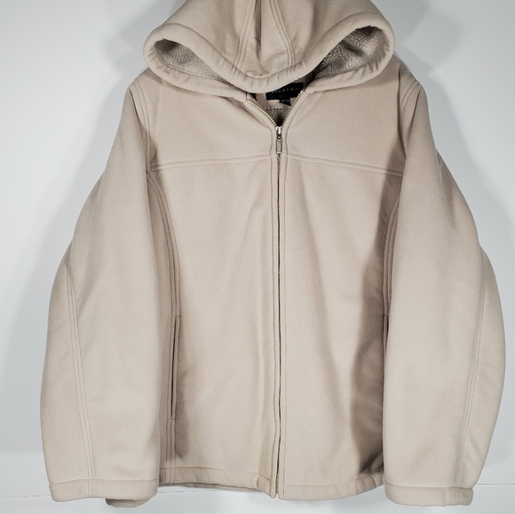 Braetan Jackets & Blazers - Braetan Jacket Faux Sherpa lined fleece hooded Plus size 18/20